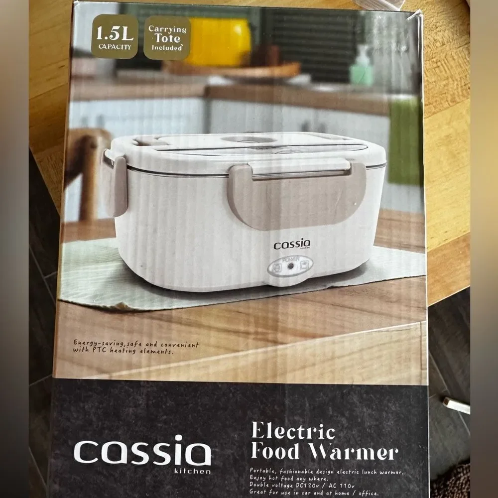 CASSIA 1.5 Electric Food Warmer NIB
